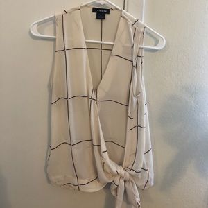 Trouve sleeveless tie top